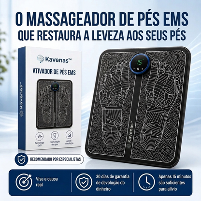 Kavenas™ EMS – Estimulador para Pernas Cansadas e Pesadas